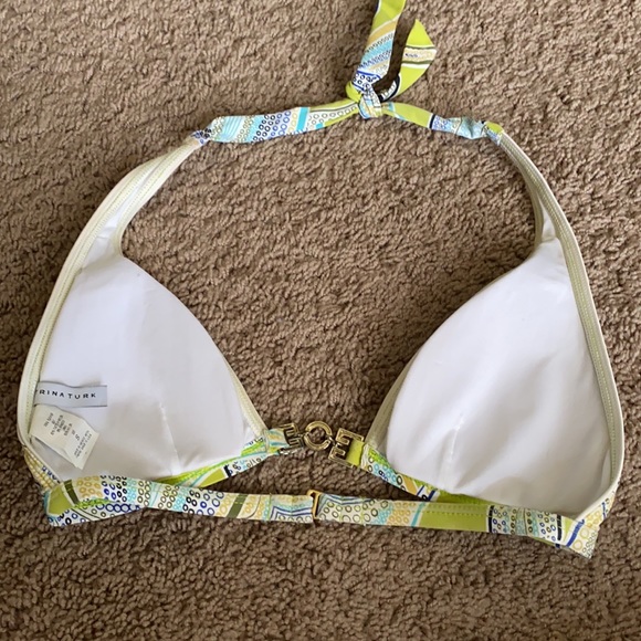 Trina Turk size small padded bikini top - Picture 3 of 4